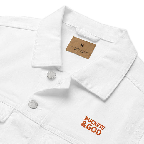 Buckets &God Orange Denim Jacket